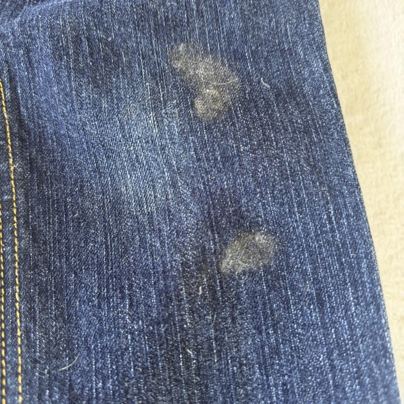 Southpole Jeans‎ Womens 9 Gold Embroidered Pocket Denim Straight Leg Distressed - Picture 4 of 10